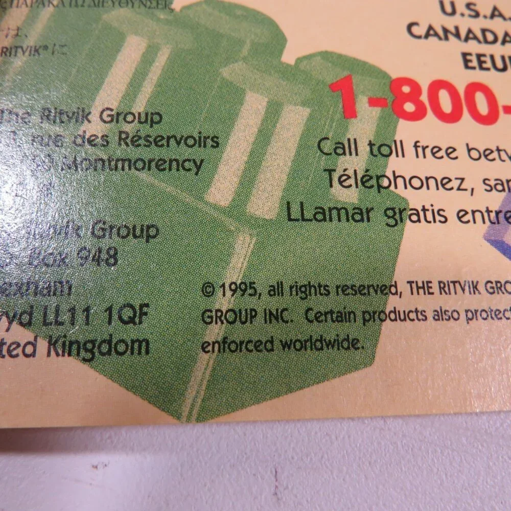 MEGA BLOKS CATALOG 1995